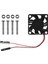 Adet Fırçasız Cpu Soğutma Fanı Soğutucu Soğutucu Radyatör 3.3V 5V Ahududu Pi4 Pi3 B+, Pi 3, Pi 2, Pi 1 B+ (Yurt Dışından) 3