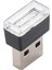 Mini Taşınabilir Mini USB LED Araba Işık Araba Iç USB Atmosfer Işığı Tak ve Çalıştır Dekoratif Işık Acil Aydınlatma Pc Araba Ürünleri Beyaz (Yurt Dışından) 1