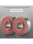 10 Adet 608-2RS Longboard Entegre Rulman Kaykay Tekerlek Rulman Inline Paten Rulman 8X22X12.6MM, Kırmızı (Yurt Dışından) 4