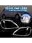 Sol + Sağ Mercedes-Benz Ml-Class W163 1997-2005 ML320 ML350 Far Camı Kapağı Kafa Işık Lambası Gölge Kabuk Kapak (Yurt Dışından) 3