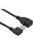 USB 3.0 Açı 90 Derece Uzatma Kablosu Erkek - Dişi Adaptör Kablosu Veri Sol (Yurt Dışından) 5