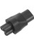 Iec 320 C5 3-Pin Dişi - C8 2-Pin Erkek Fiş Dönüştürücü Güç Kaynağı Adaptörü (Yurt Dışından) 1