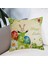 45X45CM Mutlu Paskalya Yumurtası Bunny Yastık Kılıfı Keten Minder Örtüsü (Yurt Dışından) 2