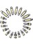 20 Adet Araba LED Ampuller Iç Kiti Kubbe Gövde Kapı Plaka Işık Süper Parlak Canbus Hatasız Iç Lamba Bmw 5 Serisi Için E39 M5 Harita 1997-2003 (Yurt Dışından) 1