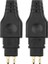 2 Adet Mini Kulaklık Kablosu Pin Ses Kulaklık Jakı Fiş Konnektörü Sennheiser HD650 HD600 HD580 HD25 Siyah (Yurt Dışından) 1