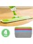 Vorfreude Sprey Mop ve Tüm Sprey Moplar ve Yıkanabilir Moplar Için 4 Adet Temizleme Mopu (Yurt Dışından) 4