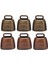 6 Adet Metal Inek Çanı, At Koyun Otlatma Bakır Için Cowbell Retro Çan, Inek Çanları Gürültü Yapımcıları (Yurt Dışından) 1