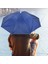 26" Çaplı Elastik Bant Balıkçılık Şapkası Şemsiye Şapka Lacivert (Yurt Dışından) 5