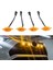 [tak ve Çalıştır] Araba LED Ön Izgara Füme Amber Işık Gündüz Farları Lamba Evrensel Pikap Suv Kamyon Sedan Için (Yurt Dışından) 2