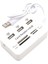 7 In 1 Taşınabilir Çok Fonksiyonlu 3 Bağlantı Noktalı USB Hub 2.0 Splitter Combo Kart Okuyucu Desteği Tf Sd M2 Sdhc Kart Okuma Yazma (Yurt Dışından) 3