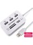7 In 1 Taşınabilir Çok Fonksiyonlu 3 Bağlantı Noktalı USB Hub 2.0 Splitter Combo Kart Okuyucu Desteği Tf Sd M2 Sdhc Kart Okuma Yazma (Yurt Dışından) 4