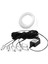 6 In 1 Rgb LED Atmosfer Araba Işık Iç Ortam Işığı Fiber Optik Şeritler Işık App Kontrolü Tarafından Dıy Müzik 8 M Fiber (Yurt Dışından) 1