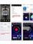 6 In 1 Rgb LED Atmosfer Araba Işık Iç Ortam Işığı Fiber Optik Şeritler Işık App Kontrolü Tarafından Dıy Müzik 8 M Fiber (Yurt Dışından) 3
