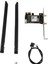 AC7260 7260NGW Wifi Kartı 2.4g/5g 867 Mbps 802.11AC + Bluetooth Kablosuz Kart Adaptörü Pcıe Adaptörü 2X8DB Anten ile (Yurt Dışından) 1