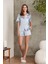 Saten Biyeli Pijama Takımı - 1205 2