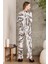 Saten Desenli Pijama Takımı - 1230 3