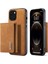 iPhone 15 Plus Pc+Tpu+Pu Kickstand Telefon Kabuğu Manyetik Cüzdan Telefon Kasası (Yurt Dışından) 1