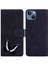 iPhone 15 Plus Deri Kabuk Plus Kırpma Anti-Çizgi Flip Stand Cüzdan Kasa Telefon Kapağı (Yurt Dışından) 1