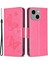 iPhone 15 Plus Anti Dust Stand Cüzdan Telefonu Flip Case Deri Kapak Kayış (Yurt Dışından) 1