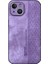 iPhone 15 Plus Ön Kara Çizelge Telefon Kabuğu Pu Deri+Tpu Telefon Geri Kapak (Yurt Dışından) 3