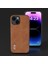 iPhone 15 Plus Telefon Kılıfı, Cowhide Doku Pu Deri Kaplamalı Pc + Tpu Kapağı (Yurt Dışından) 4