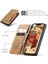 iPhone 15 Deri Cüzdan Telefon Kasası Flip Stant Damla Geçirmez Kapak (Yurt Dışından) 5