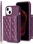 iPhone 15 Kart Yuvaları Telefon Kasası Pu Deri Kaplı Tpu Kickstand Koruyucu Kapak (Yurt Dışından) 1