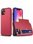iPhone 15 Plus Kart Tutucu Telefon Kılıfı, Tpu + Pc Çift Katman Anti-Drop Telefon Kapağı (Yurt Dışından) 1
