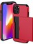 iPhone 15 Plus Kart Tutucu Telefon Kılıfı, Tpu + Pc Çift Katman Anti-Drop Telefon Kapağı (Yurt Dışından) 2
