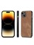 iPhone 15 Retro Doku Telefon Kılıfı Pu Deri Kaplamalı Pc Kapağı (Yurt Dışından) 5