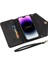 iPhone 15 Pro Cüzdan Deri Kılıfı Zipper Cep Stand Telefon Kapağı Kayış (Yurt Dışından) 3