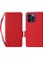iPhone 15 Pro Cüzdan Telefon Kılıfı, Litchi Texture Pu Deri Kabuk Telefon Stand Kapağı Strap ile (Yurt Dışından) 1