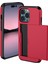 iPhone 15 Pro Tpu + Pc Çift Katmanlı Telefon Koruyucu Kılıf Slayt Kartı Tutucu Telefon Kapağı (Yurt Dışından) 2