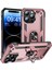 iPhone 15 Pro Max Telefon Kılıfı Pc+Tpu Kickstand Kapak Dahili Manyetik Tutucu Metal Sayfası (Yurt Dışından) 1