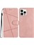 iPhone 15 Pro Max Telefon Stand Vakası Pu Deri Telefon Kapağı Çılgın At Doku Kabuğu (Yurt Dışından) 1