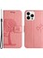 iPhone 15 Pro Max Telefon Cüzdan Kılıfı Pu Deri Stand Telefon Kapağı (Yurt Dışından) 1