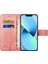 iPhone 15 Pro Max Telefon Cüzdan Kılıfı Pu Deri Stand Telefon Kapağı (Yurt Dışından) 4
