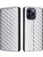iPhone 15 Pro Max Deri Cüzdan Kılıfı, Eşkenar Dörtgen, Basılmış Stant Koruyucu Telefon Kapağı (Yurt Dışından) 2