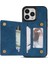 iPhone 15 Pro Max Zipper Cep Telefon Kılıf Kickstand Cüzdan Pu Deri Kaplamalı Tpu Kapak (Yurt Dışından) 3