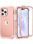 iPhone 15 Pro Max 3'ü 1 Arada Pc+Silikon Telefon Kılıfı Düşmeyi Önleyici Cep Telefonu Kapağı (Yurt Dışından) 1
