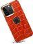 iPhone 15 Pro Max Hakiki Inek Deri Kaplamalı Kılıf Darbeye Dayanıklı Galvanik Tpu+Pc Arka Kapak (Yurt Dışından) 5