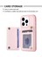 iPhone 15 Pro Max Cep Telefonu Kapağı, Kickstand Card Tutucu Telefon Kabuğu Tpu+Pu Deri Kılıf (Yurt Dışından) 4