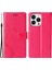 iPhone 15 Pro Max Cep Telefonu Kılıfı Pu Deri Cüzdan Kapak Stand Kayışı (Yurt Dışından) 1