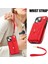 iPhone 15 Plus Pu Deri+Tpu Rfıd Engelleme Telefon Kılıf Kart Tutucu Kickstand Kapak 2 Kayış (Yurt Dışından) 4