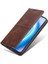 iPhone 15 Pro Max Cowhide Doku Telefon Kapağı Pu Deri Stand Kart Kart Yuvaları (Yurt Dışından) 4