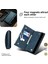 iPhone 15 Plus Cüzdan Deri Kılıfı, Zipper Cep Rfıd Engelleyen Telefon Stand Kapağı (Yurt Dışından) 5