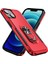 iPhone 15 Plus Ring Kickstand Pc+Tpu Back Cover Çizelge Karşıtı Telefon Kılıfı (Yurt Dışından) 2