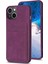 iPhone 15 Kickstand Case Mat Pu Deri Kaplamalı Tpu Telefon Kapağı (Yurt Dışından) 2