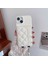 iPhone 15 Litchi Doku Pu+Tpu Telefon Kılıfı Rhomboid Dikiş Kartı Tutucu Telefon Kabuğu Kayış (Yurt Dışından) 1