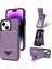 iPhone 15 Pu Deri + Tpu Kickstand Kapak Dikey Flip Kart Tutucu Rfıd Engelleme Telefon Kılıfı (Yurt Dışından) 1